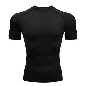 Camiseta de gimnasio personalizada 2025 para hombre, camiseta de entrenamiento de compresión de manga larga, ropa de culturismo de secado rápido al por mayor - Product Image 6