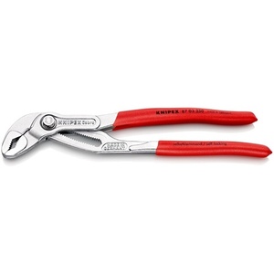 Pince à pompe à eau Cobra 250 mm, largeur de serrage 46 mm, chromée, revêtement plastique, pêche, KNIPEX - Product Image 1
