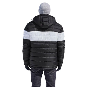 Venta al por mayor personalizada chaqueta de invierno de los hombres de cuello alto impermeable acolchado burbuja acolchado al aire libre Puffer tela personalizada - Product Image 2