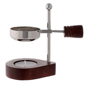 Producto de diseño religioso Quemador de incienso ajustable a precio al por mayor Artículo religioso de latón puro para decoraciones de oficina y hogar - Product Image 1