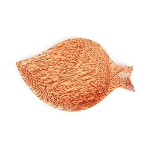 Vente en gros d'assiettes à feuilles en bois Décor Vintage Leaf Acacia Assiettes à dîner pour aliments Offre Spéciale de feuilles en bois - Product Image 5