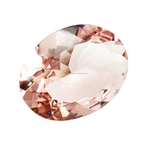 Piedra preciosa natural de morganita de melocotón, piedra preciosa ovalada, corte facetado, tamaño personalizado, piedras preciosas curativas sueltas a bajo costo, OEM - Product Image 3