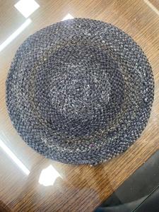2026 New Top Selling Natural <b>Round</b> Jute Placemat With Lace For table decoration Handmade Customized MOQ Export From Bangladesh - Product Image 3