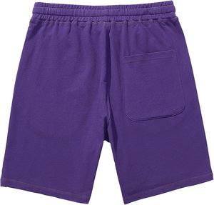 2025 nuevos pantalones cortos de gimnasio Vintage para hombre al por mayor de peso pesado 100% algodón personalizado serigrafía Logo sólido Streetwear pantalones cortos de pana - Product Image 4