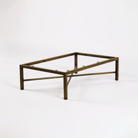 Pieds de table en fonte dorée de luxe moderne pour bureau, salle à manger, cuisine, hôtel, extérieur, hôpital, parc - Application polyvalente