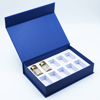 Boîte cadeau magnétique pliable de luxe haut de gamme avec logo personnalisé, couvercle magnétique rigide de qualité supérieure, doublure en éponge, recyclable, imperméable