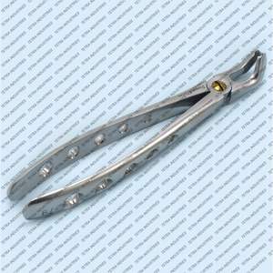 Fórceps de extracción Dental Manual de acero inoxidable profesional 79 Molares inferiores recubiertos de diamante Agarre ergonómico Extracción de dientes - Product Image 3