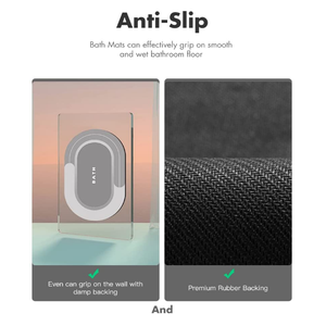 Ensemble de tapis de cuisine de Noël personnalisés de luxe, surface en polyester doux, dos antidérapant en caoutchouc, résistant à l'eau, absorbant, mousse amortissante - Product Image 3