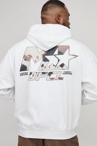 Sudadera con capucha estampada en color blanco Fabricantes Precio bajo Moq Personalizado 100% Algodón Sudaderas con capucha para hombre Hecho en Pakistán - Product Image 3