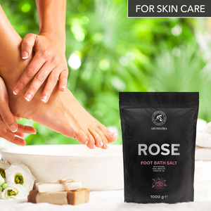 Aromatika Rose Sel Marin Naturel pour Bain de Pieds 1000g – Soin Revitalisant, Adoucissant et Anti-Callosités – Sachet Doypack Zip-Lock - Product Image 5