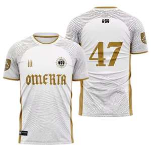 Custom Football Jersey for Men Women & Kids Personalized Black & Gold Team Jersey with Name & Number - Product Image 5