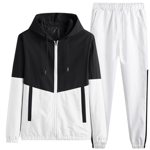 Custom Logo High Quality Winter Solid Sweatpants Hoodie Set Sports Suit <b>Trousers</b> Jogging Tracksuit Men - Product Image 1