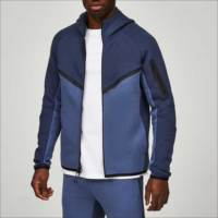 Ensemble de survêtement unisexe d'hiver pour la gym et le fitness, en polaire technique coupe-vent écologique, 2 pièces, veste à capuche zippée et pantalon de jogging