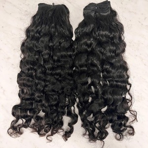 Pelo rizado birmano de la mejor calidad 100% paquetes de cabello humano vietnamita - Product Image 3