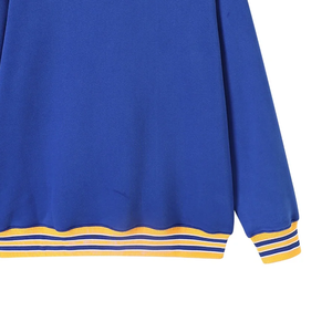 Sudadera Negra de Invierno con Cierre de Cremallera de un Cuarto SGRho |   Sudadera Unisex con Logotipo Chenille en la Parte Delantera y Ribete Acanalado |   Estilo Varsity Transpirable de Secado Rápido - Product Image 6