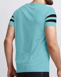 Camiseta de Manga Corta para Hombre, de Alta Calidad, 100% Poliéster Algodón Jersey, Lisa, Antiencogimiento, con Logotipo Personalizado, Corte Regular - Product Image 5