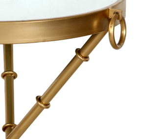 Best Sale <b>Small</b> Round Glass Top Side Table End Table Home Furniture Living Room Factory Direct Wholesale Price - Product Image 5