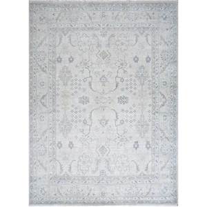 Erbe Hand Knotted Wool <b>Rugs</b> Grey Black <b>Boho</b> Style Rectangular Medallion Abstract for Home for Living Hallway-Model Lnlp-09 - Product Image 1