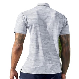Camiseta Polo Personalizada de Alta Calidad para Hombre con Cuello de Camuflaje, Fabricante de Pakistán, Calidad Premium - Product Image 4