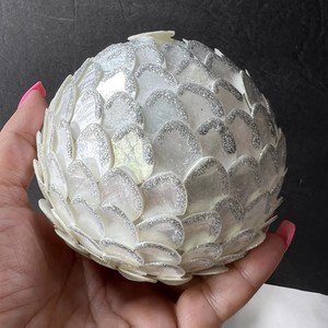 Mother of Pearl Decorative Balls Competitive Round Mosaic MOP <b>Egg</b> Spheres for Home Decor Made in Vietnam - Product Image 2