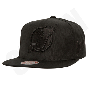 Maillot de hockey personnalisé Premium Devils Casquette Snapback tonale classique Logo de l'équipe de hockey Casquette de sport de haute qualité à coupe réglable - Product Image 1