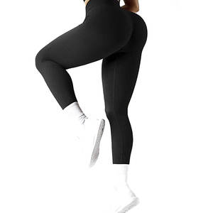 Legging de Fitness décontracté de haute qualité pour femmes avec Legging au genou en fibre de bambou respirant taille moyenne - Product Image 6