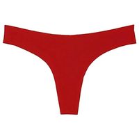 Tanga Sexy para Mujer, 100% Algodón, Transpirable, Ecológica, de Tiro Medio, en Negro y Rojo, Tejida a Medida, Directo de Bangladesh