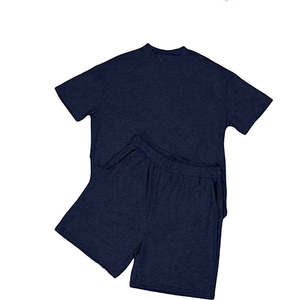 Nueva moda cómoda cuello redondo manga corta algodón transpirable ropa de verano ropa informal deportes ropa de gimnasio - Product Image 4