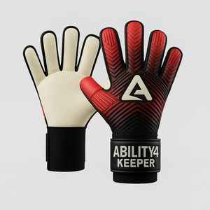 Guantes de portero de cuero Premium personalizables de alta calidad con ajuste personalizado Venta al por mayor Agarre de látex de fútbol al aire libre - Product Image 5