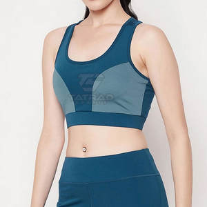 Sujetador Deportivo de Alta Calidad, Transpirable, con Logotipo Frontal, Hecho en Pakistán, Soporte Ligero, Sin Tirantes, para Gimnasio y Deportes - Product Image 5