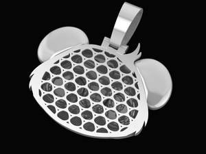 Fait sur mesure VVS diamant naturel glacé lettre pendentifs 10K/14K or blanc matériel parfait Hip Hop rappeur cadeau - Product Image 3