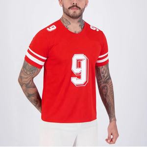 Camisetas de fútbol americano 2025, ropa deportiva de poliéster hecha a medida, camisetas de fútbol americano al por mayor, OEM personalizado - Product Image 2