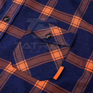 Camisa de Franela para Hombre, Diseño Elegante, 100% Algodón, Ligera, Antiarrugas, Secado Rápido, Ecológica, Casual y Cómoda - Product Image 4