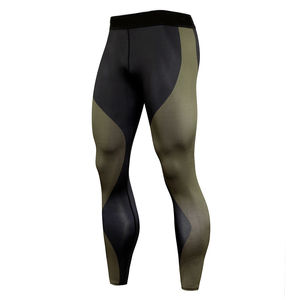 Nouveauté Pantalon de yoga à taille élastique de qualité supérieure pour hommes Leggings durables en polyester spandex - Product Image 5