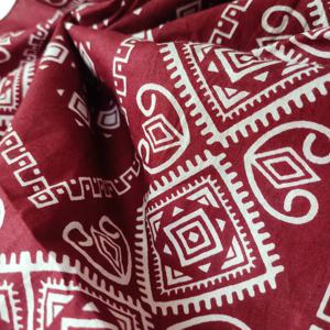 Pañuelos estampados de algodón con cuentas y lentejuelas, ideales para colegios y tiendas de moda callejera, para reventa - Product Image 2