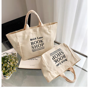 กระเป๋าโท้ทผ้าใบสำหรับงานเปิดแสดงสินค้าใหม่กระเป๋าผ้าแคนวาสพิมพ์โลโก้ธุรกิจ - Product Image 5