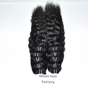 Nouveau meilleur fournisseur fiable 100% extensions de cheveux humains frisés humains de temple indien bruts, non transformés et vierges à vendre - Product Image 5