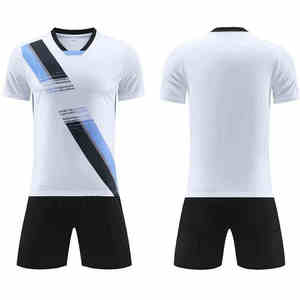 Uniforme de football à rayures rétro uniforme maillots de football sur mesure Logo individuel personnalisé maillot de football de club - Product Image 2