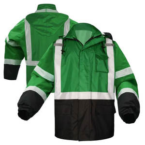 Chaqueta de Seguridad Reflectante Impermeable de Alta Visibilidad para Hombre, Totalmente Personalizable - Product Image 1