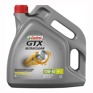 Aceite de motor Castrol GTX Ultraclean 10W40 protección avanzada que mantiene los motores más limpios y reduce los depósitos dañinos - Product Image 1