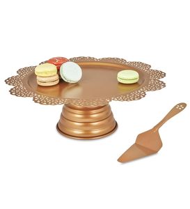 Envío Rápido, Soporte para Pastel de Metal Indio, Estilo Decorativo para Arreglos de Postres en Bodas, Banquetes y Presentaciones Decorativas de Mesa - Product Image 4