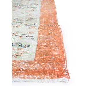 Alfombra de Lana Anudada a Mano Vintage Pae-1540, Grande, con Diseño Floral Rojo y Naranja, para Sala de Estar, Pasillo, Dormitorio de Adolescentes, Rectangular - Product Image 4