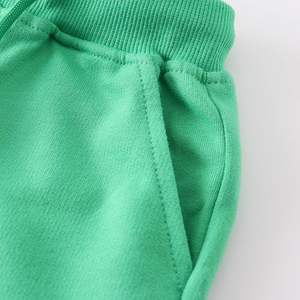 Nueva llegada pantalones cortos de chándal para niños y niñas con logotipo personalizado de calidad superior para niños más vendidos OEM Casual liso transpirable - Product Image 4