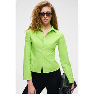 GRIMELANGE GRINNE Camisa delgada de manga larga con cuello de camisa para mujer - Product Image 6