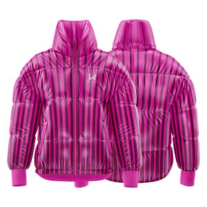 W4G léger impression personnalisée unisexe doudoune confortable Durable matelassé coupe-vent haute qualité vêtements d'extérieur d'hiver hors taxes - Product Image 4