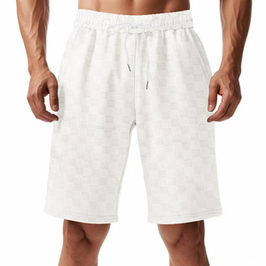 OEM custom logo embroidery printed design Cross-border summer <b>men's</b> <b>shorts</b> loose casual heavy jacquard hot selling <b>shorts</b> - Product Image 5