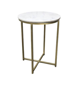 Table basse moderne en métal, best-seller, avec revêtement en poudre dorée, taille et couleur personnalisables, meubles décoratifs pour la maison - Product Image 3