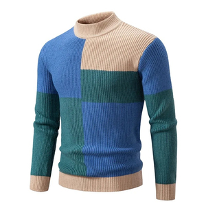 Pull d'hiver en cachemire 100% tricoté sur mesure pour homme, respirant, confortable, épaisseur en polaire, taille personnalisée - Product Image 6