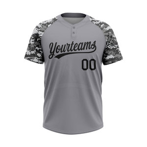 Maillot de baseball respirant de haute qualité pour hommes fabriqué en usine avec nom d'équipe personnalisé 100% polyester Couleurs personnalisées - Product Image 2