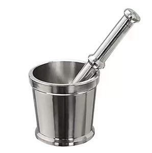 ชุดครกสแตนเลสและเครื่องผสมเครื่องเทศ khala battra okli imam dasta khaldokhli masher kharal - Product Image 3